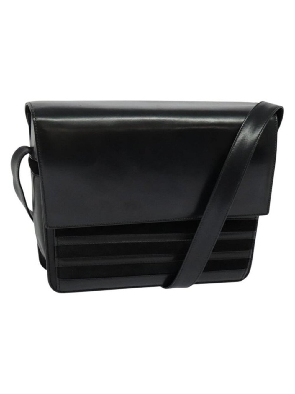 Authentic GUCCI Shoulder Bag Leather Black 001 109 1314
